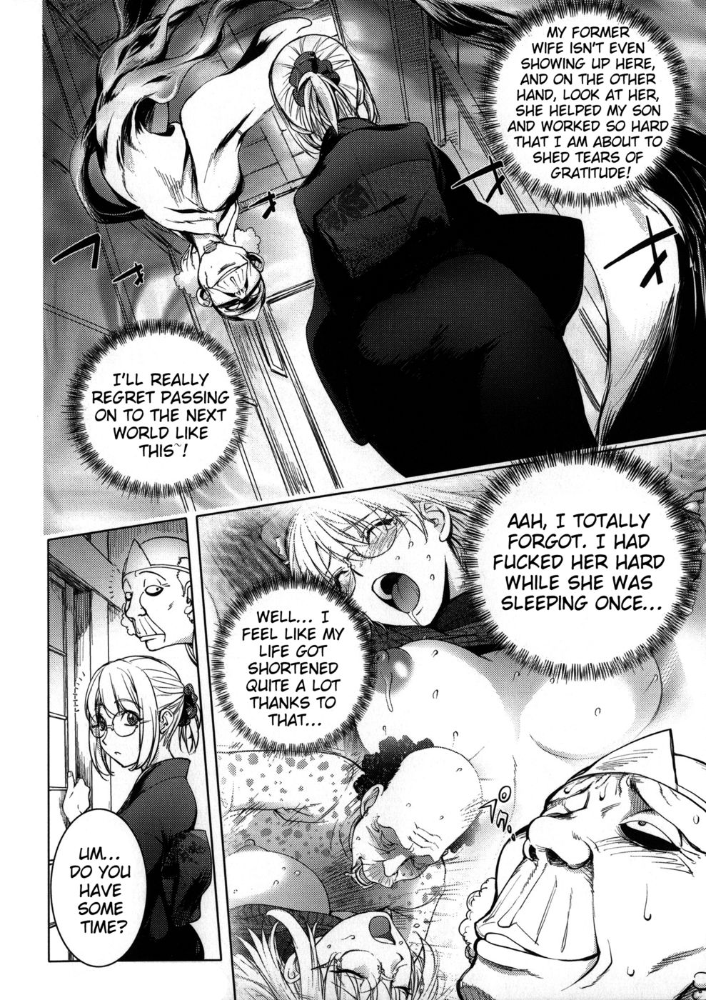 Hentai Manga Comic-Kaya-nee in her Mourning Dress-Read-6